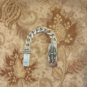 Chrome Hearts Silver Bracelet 8 inches long